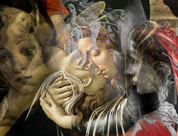 Een collage van Botticelli