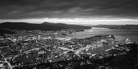 Bergen (Norvège) en noir et blanc par Henk Meijer Photography Aperçu