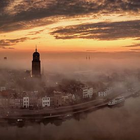 Deventer from above by Martin Podt