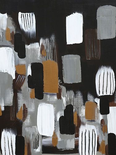 Luxe Motief I - Eigentijdse abstracte geometrische kunst