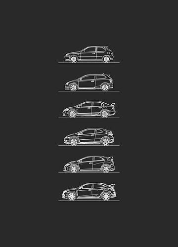 Honda Civic Type R Evolutie van Artlines Design