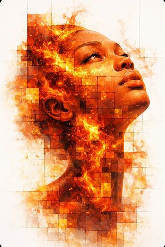 Portrait in Flames