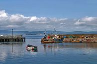 Vissershaven in Cromarty, Schotland van Hans Kwaspen thumbnail
