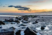 Zonsondergang Hollumer strand