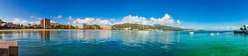 Panorama de la Platja Palmira à Peguera sur l'île de Majorque, Espagne sur Alex Winter