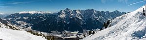 panorama photo domaine skiable slick2000 fulpmes stubai