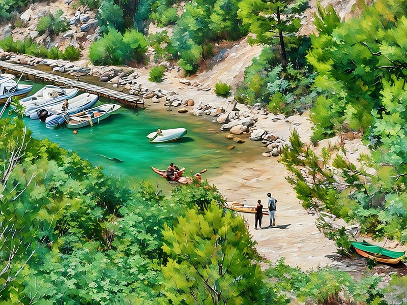 Cassis Calanque Port Miou von Sergio Pazzano