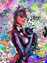Catwoman | Pop Art | Bild | Kunst | Contemporary | Modern Art limited von Julie_Moon_POP_ART Miniaturansicht