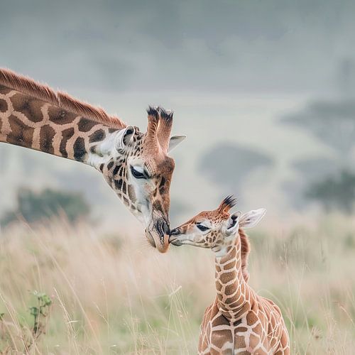 Girafes sur Poster Art Shop