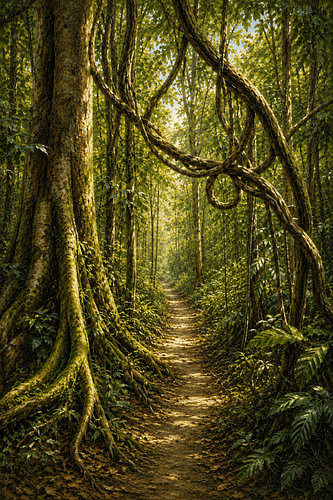 Rattan Forest Trail – Urwaldpfad auf Kalimantan, Indonesien