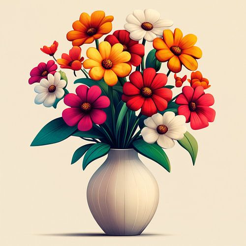 Flowers in a vase