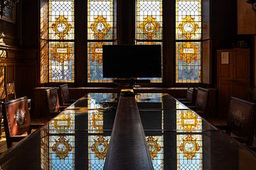 Glas in lood decoratie van Werner Lerooy