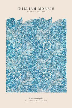 William Morris - Blue Marigold