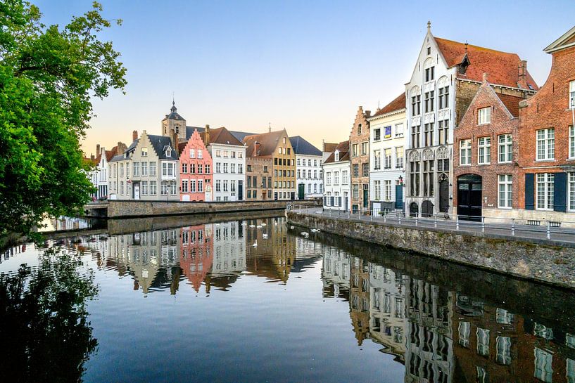 Bruges Spiegelrei Reflection by Rob Taal