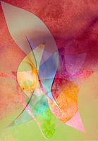 Abstract collage in colour