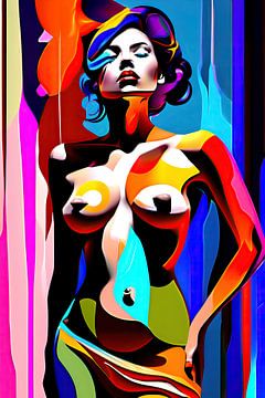 Künstlerische nackte Frau von Egon Zitter