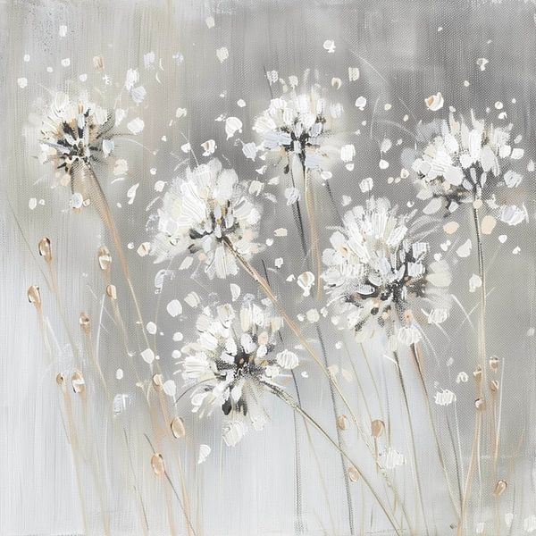 Dancing Fluff in the Wind by Color Square