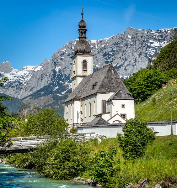 St.Sebastian Church in Ramsau bei Berchtesgaden von Maurice Meerten