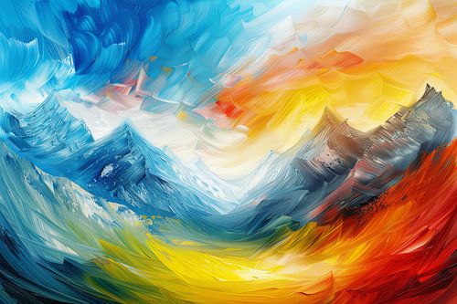 schilderachtige abstracte vrijheid