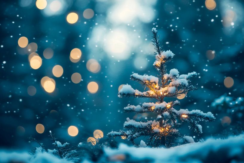 Winter world of lights by Poster Art Shop