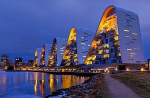 Dänische „Wave“-Gebäude in Vejle