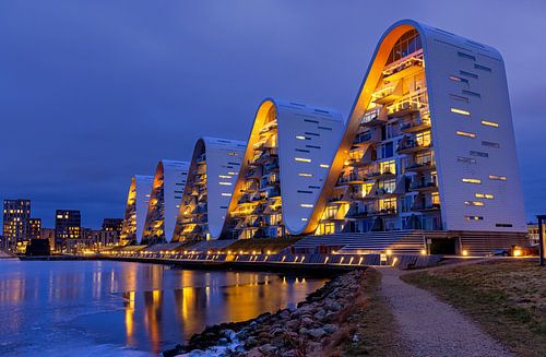 Dänische „Wave“-Gebäude in Vejle von Adelheid Smitt