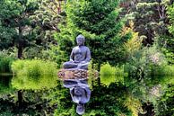 Buddha-Statue im Nepal Himalaya Pavillon Wiesent bei Regensburg von Roith Fotografie Miniaturansicht