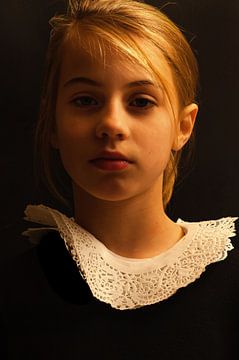 Girl with the collar by Els Hattink