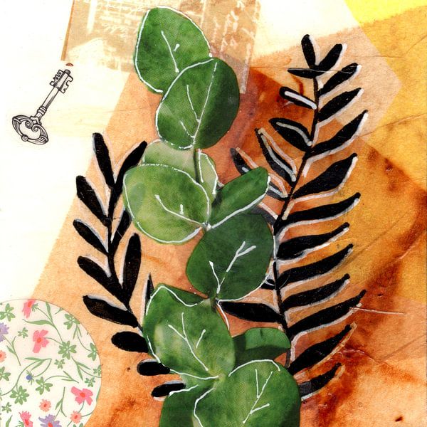 artistic background collage by Ariadna de Raadt-Goldberg