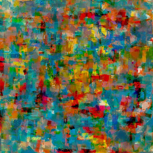 Bunte Menge - Abstrakt 2 von Western Exposure