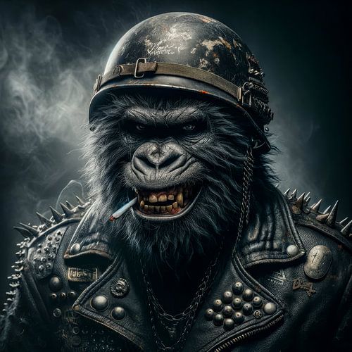 Gorilla motorbike rocker