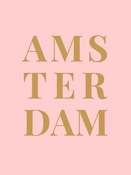 AMSTERDAM (in pink/gold)
