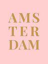 AMSTERDAM (in rosa/gold) von MarcoZoutmanDesign Miniaturansicht