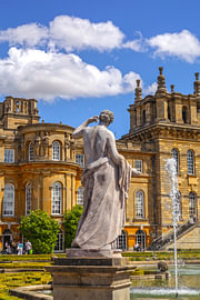 Statue on the grounds of Blenheim Palace in England by Patricia Hofmeester