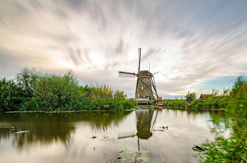 Mühle Kinderdijk Unesco-Welterbe von Alfred Benjamins