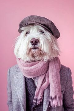 Old English Sheepdog by Poster Art Shop