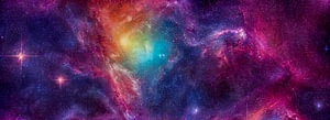 Astronomie Galaxie Nebel Illustration Hintergrund