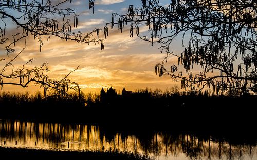 Zonsondergang park Assumburg
