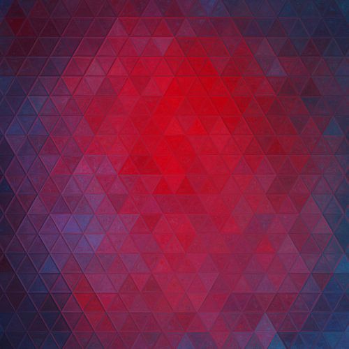 Mozaïek rood blauw #mozaïek