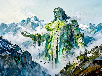 Ourea Primordial Spirits of the Mountains from Greek Mythology