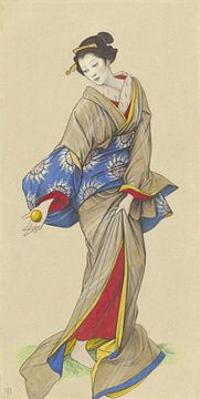 Geisha, Eduard von Steinle