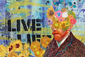 Urban Art Van Gogh Live Life