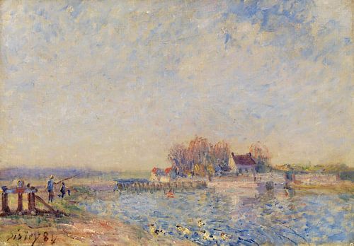 Alfred Sisley,Canal Saint Mamm ès-Loing