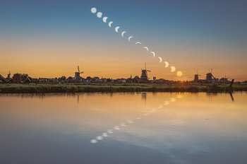 Eclipse Zaanse Schans
