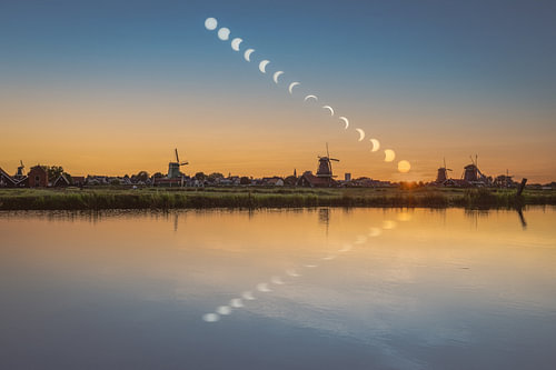 Eclipse Zaanse Schans