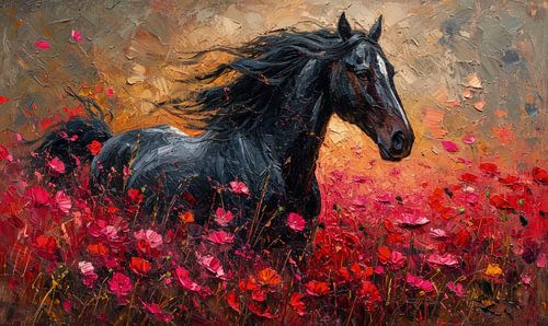 Wilde Galop tussen de Bloemen