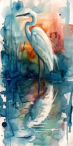 Avondval over de Reiger