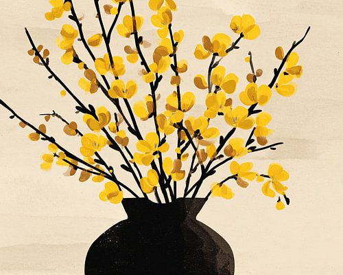 Bright Moments with Yellow Blossoms