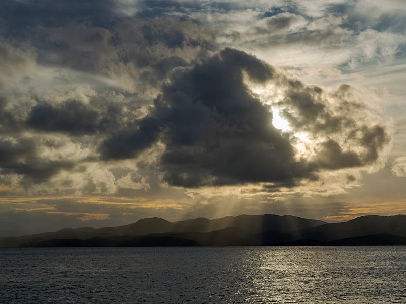 Coucher de soleil sur Kadavu par Joost Doude van Troostwijk