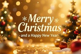 Bright holiday greetings by Jean Pierre